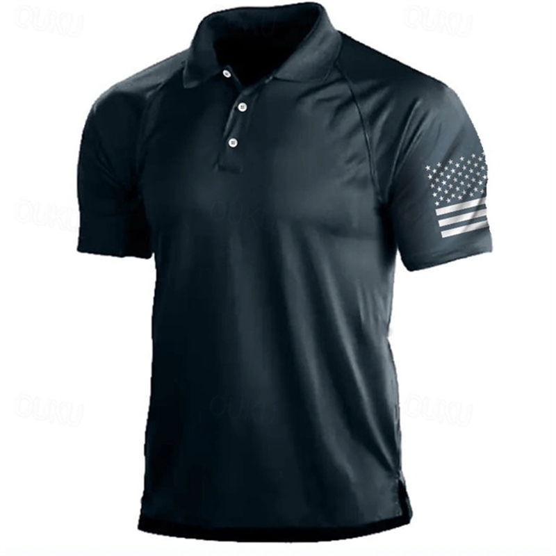 Golf Equipment For Sale - Polo à motif de drapeau américain