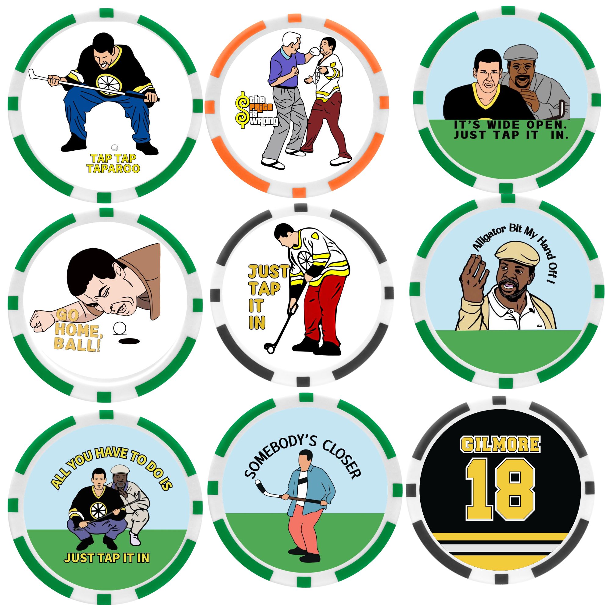 9 marqueurs de balle de golf E - Ball Marker Set avis et prix