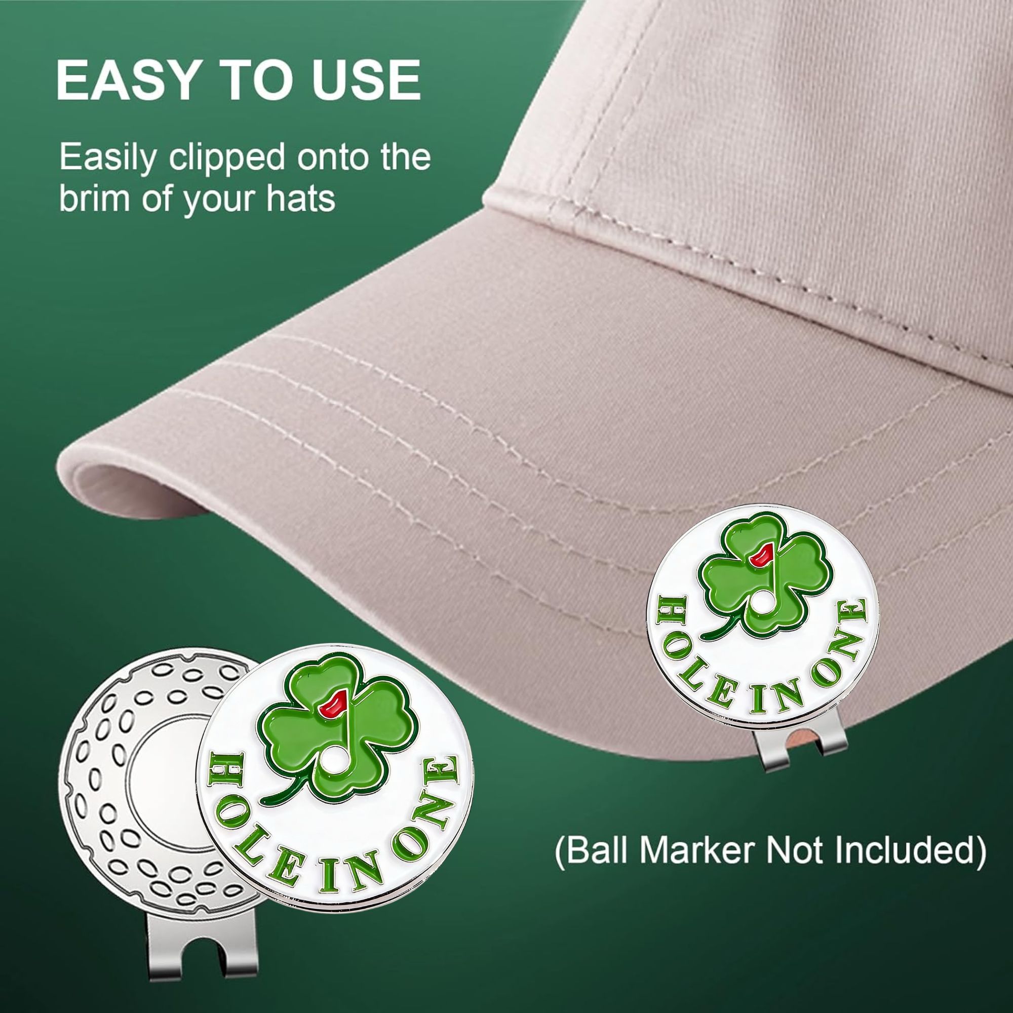 Lot de 4 clips pour casquette  - Ball Marker Set avis et prix