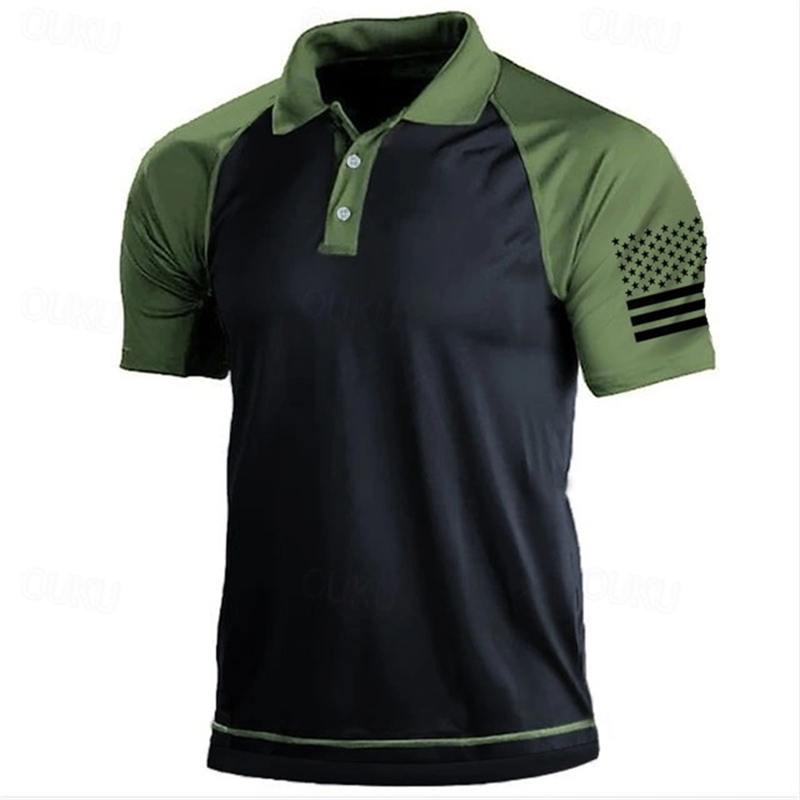 Polo à motif de drapeau améric - Golf Equipment For Sale avis et prix