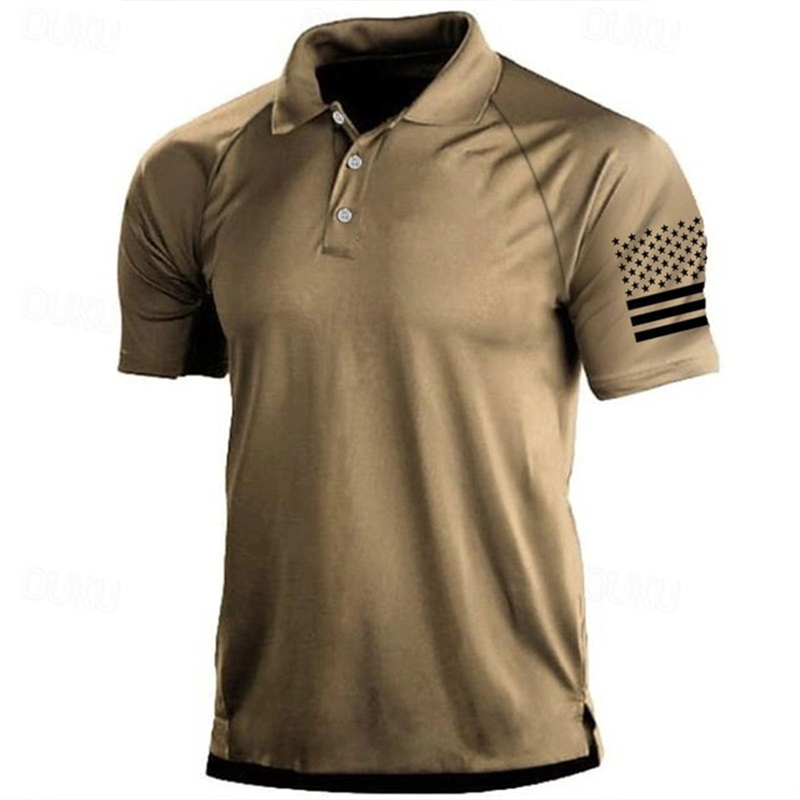 Polo à motif de drapeau améric - Golf Equipment For Sale avis et prix