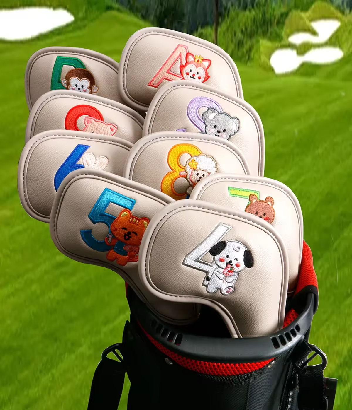 9 housses de tête de fer de go - Golf Equipment And Accessories avis et prix