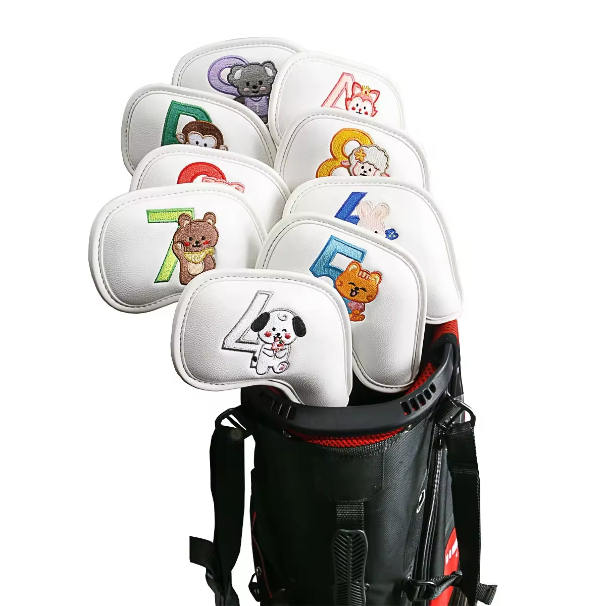 9 housses de tête de fer de go - Golf Equipment And Accessories avis et prix